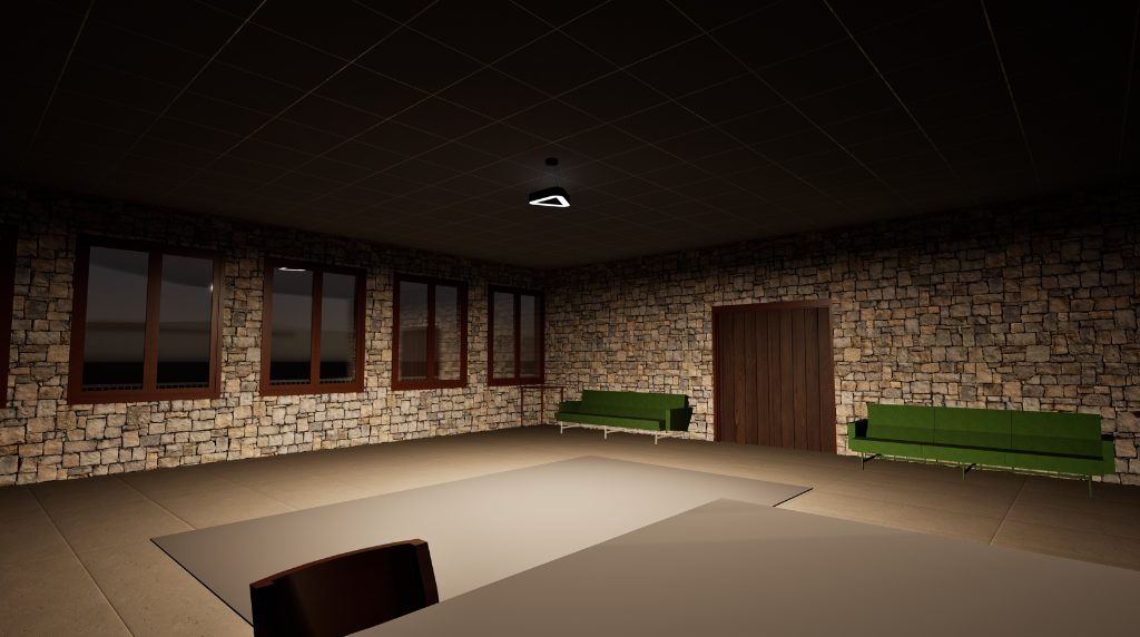 Geometric Triangle Pendant